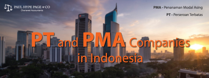 PT and PMA Companies in Indonesia PT & PMA Companies