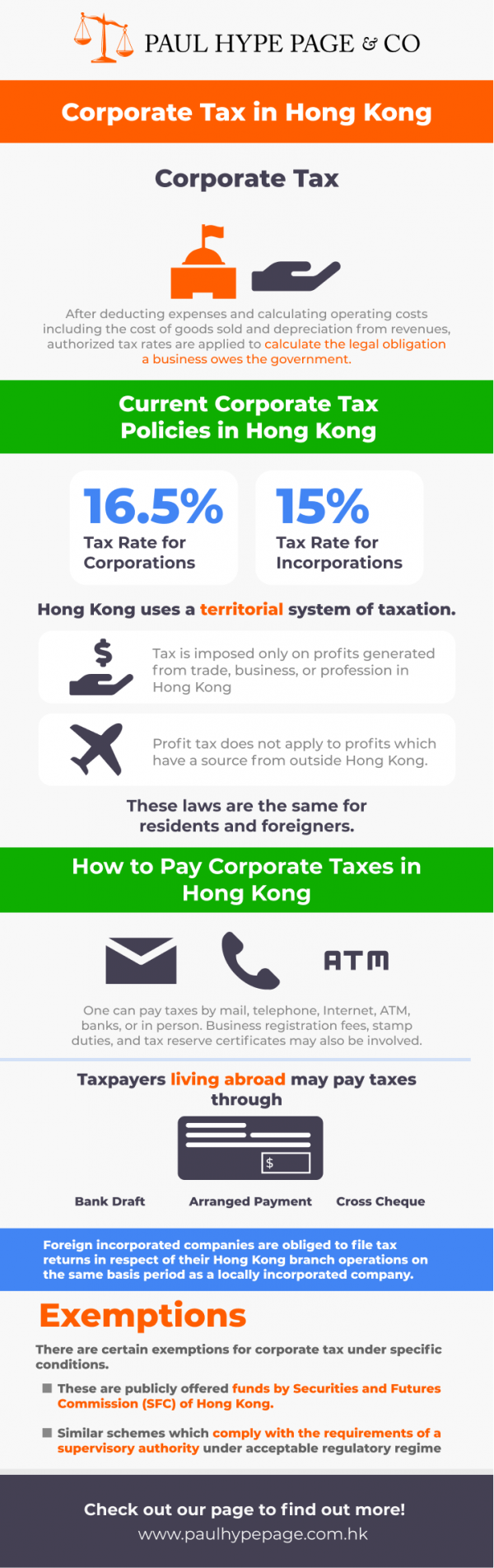 Corporate Tax in Hong Kong Hong Kong Corporate Tax