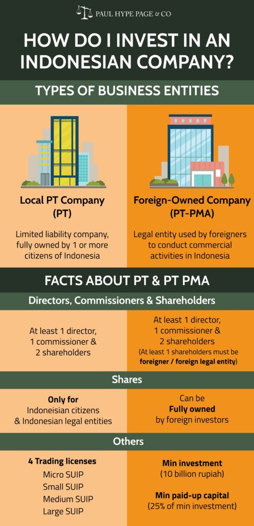 invest in a indonesia company