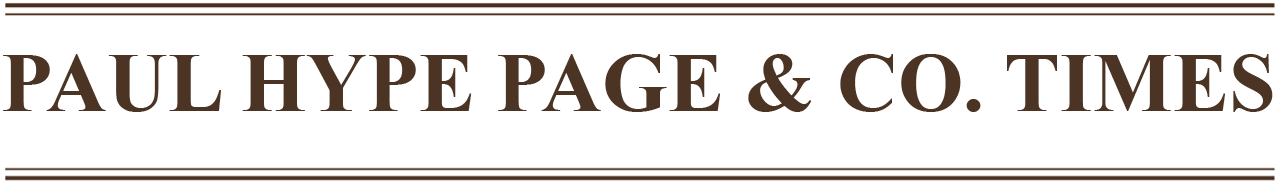 Paul Hype Page Co. Times Pau Hype Page Co. Times